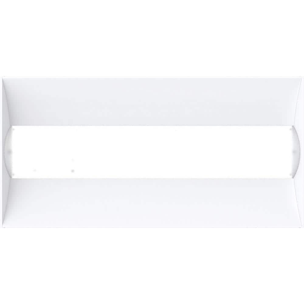 Lithonia Lighting Contractor Select STAKS 2 ft. x 4 ft. 4000/5000/6000 Lumens White Integrated LED Troffer