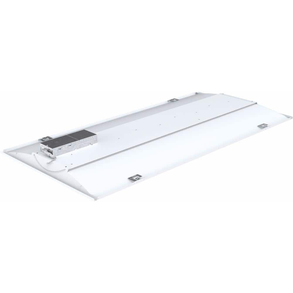Lithonia Lighting Contractor Select STAKS 2 ft. x 4 ft. 4000/5000/6000 Lumens White Integrated LED Troffer