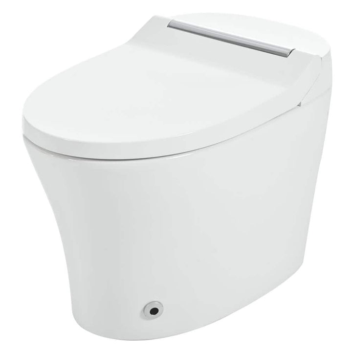 Logmey Elongated Smart Bidet Toilet with Heated Seat, Auto Flush, and Night Light