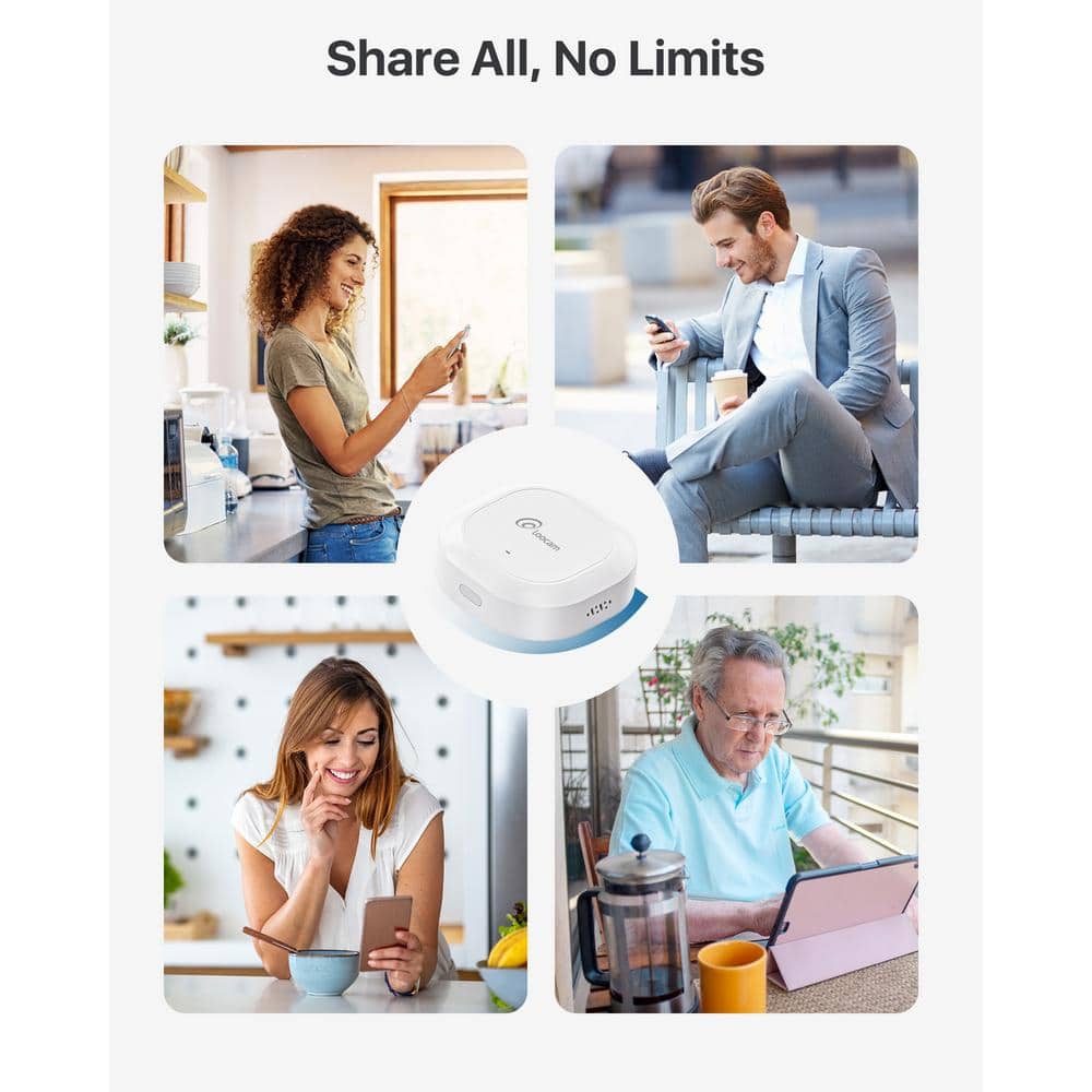 LOOCAM Smart Hub Central Controller for Smart Home Sensor, Remote Control