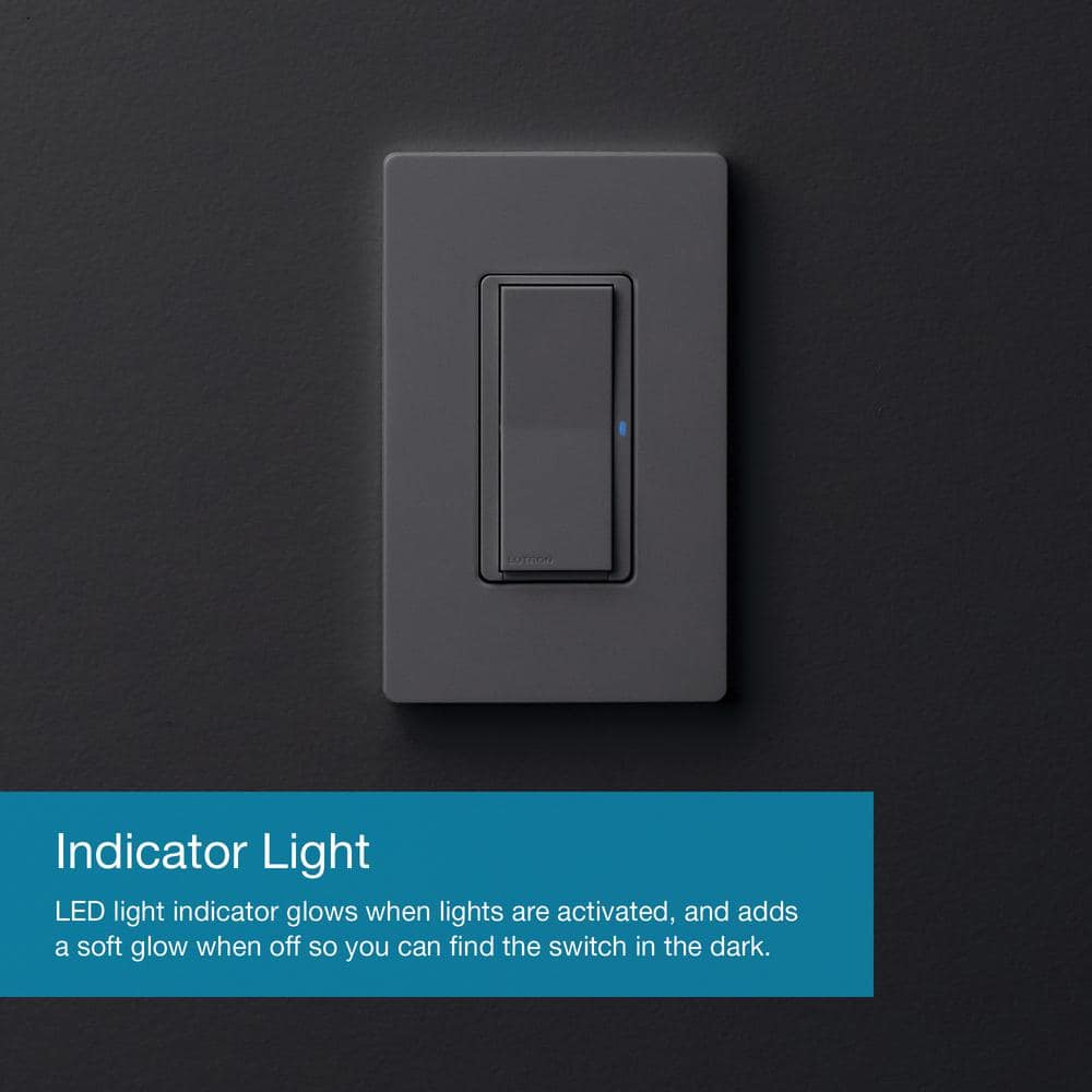 Lutron Claro Smart Switch for Caseta, On/Off Control of Lights/Fans, 5-Amp/Neutral Wire Required, White (DVRF-5NS-WH-R)
