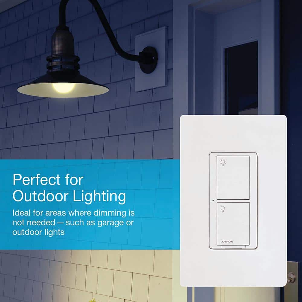Lutron Caseta Smart Switch (2 Count) Starter Kit with Smart Hub and Pico Remote, Neutral Wire Required (P-BDG-PKG2S-HD)