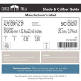 Corso Italia Sample - Foresta White 6 in. x 6 in. x 0.75 in. Wood Look Porcelain Paver