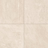 Alpe White 24 in. x 24 in. x 3/4 in. Stone-Look Porcelain Paver