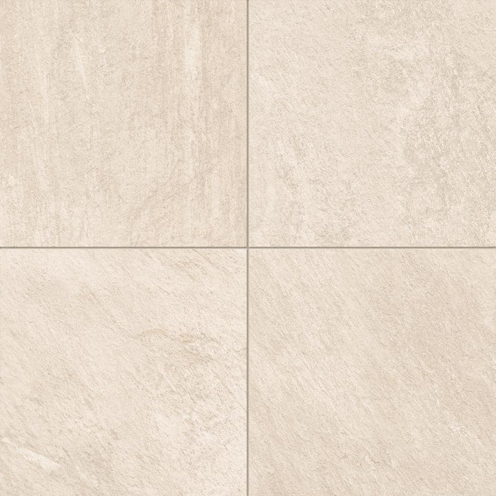Alpe White 24 in. x 24 in. x 3/4 in. Stone-Look Porcelain Paver