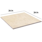 Slate White 24 in. x 24 in. x 0.75 in. Stone-Look Porcelain Paver (Case of 2)