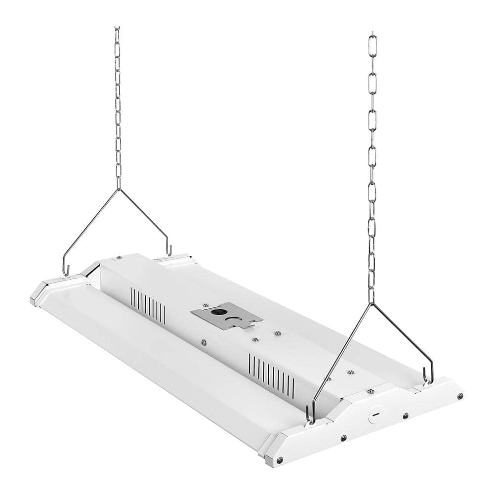 Maxxima 2 ft. x 1 ft. LED Linear High Bay Shop Light 5000K Daylight 13,500 Lumens 110 W Rotating Adjustable Light Panels 135°