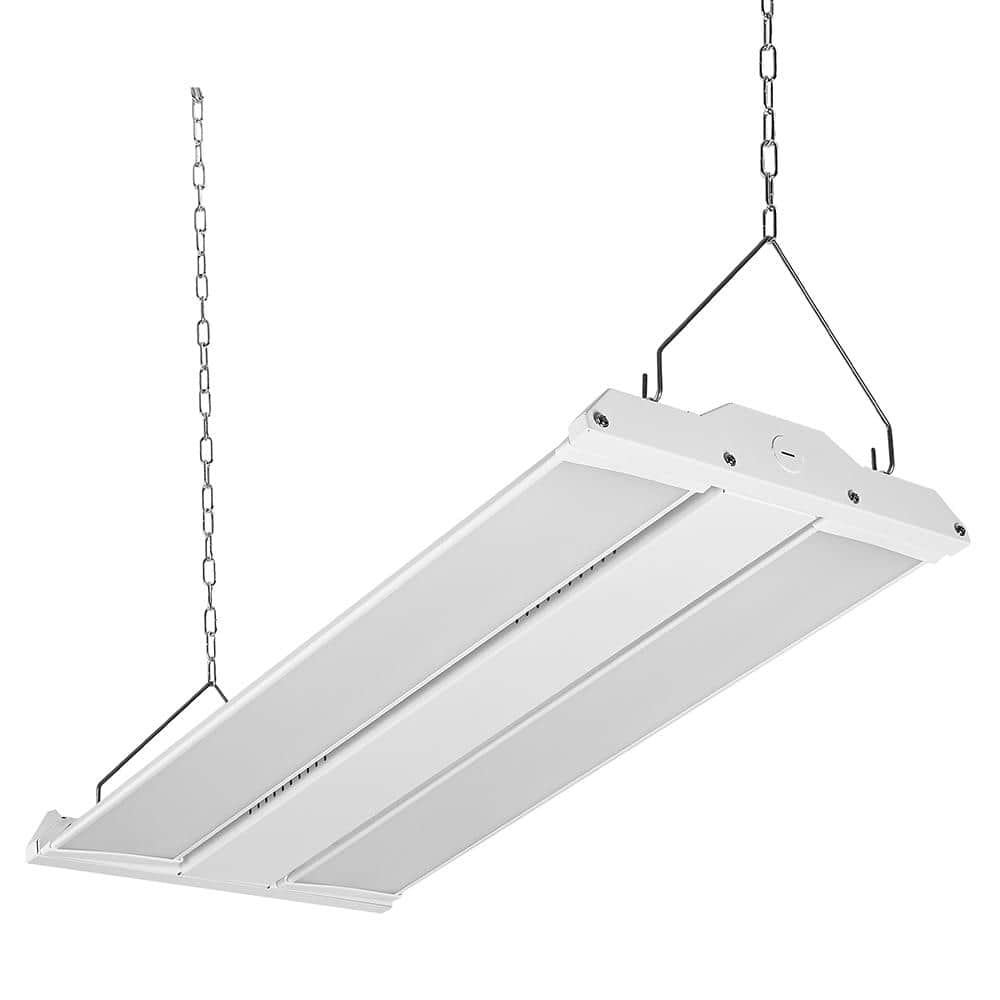 Maxxima 2 ft. x 1 ft. LED Linear High Bay Shop Light 5000K Daylight 13,500 Lumens 110 W Rotating Adjustable Light Panels 135°