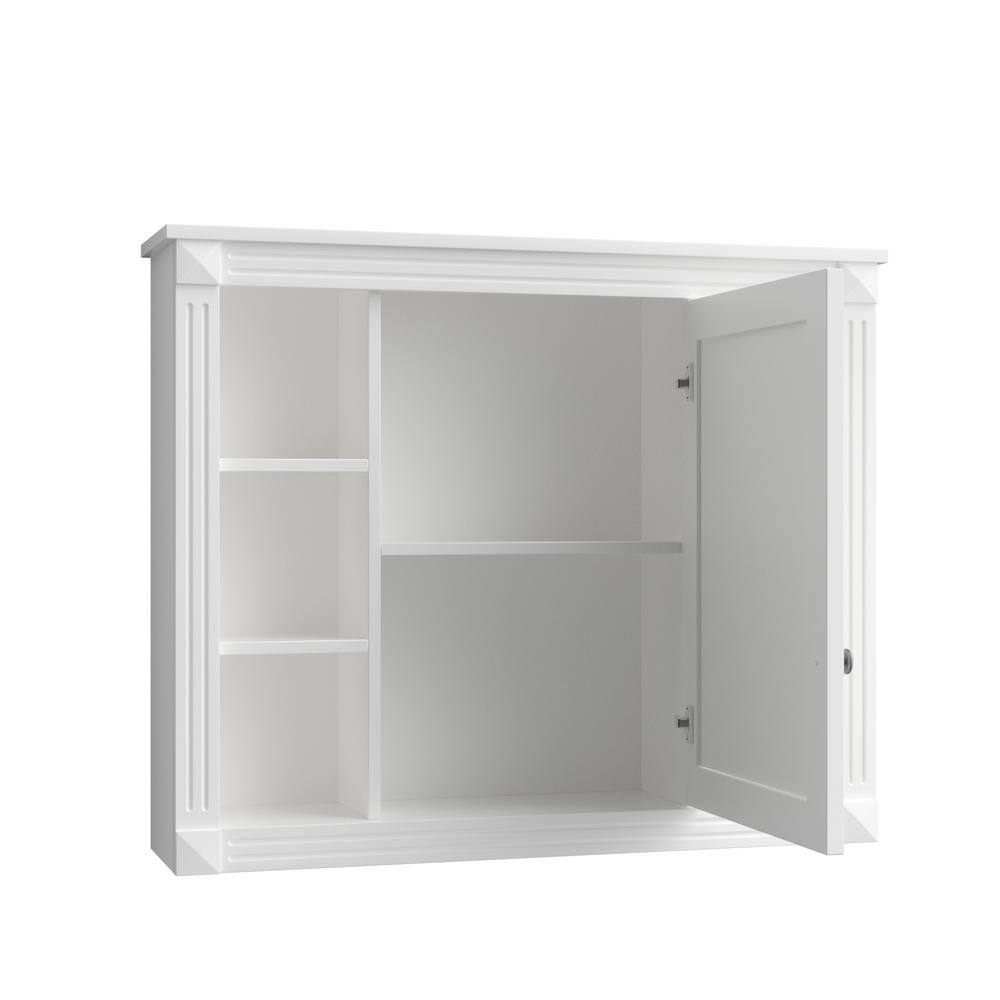 35 in. W x 29 in. H Rectangular MDF Medicine Cabinet with Mirror
