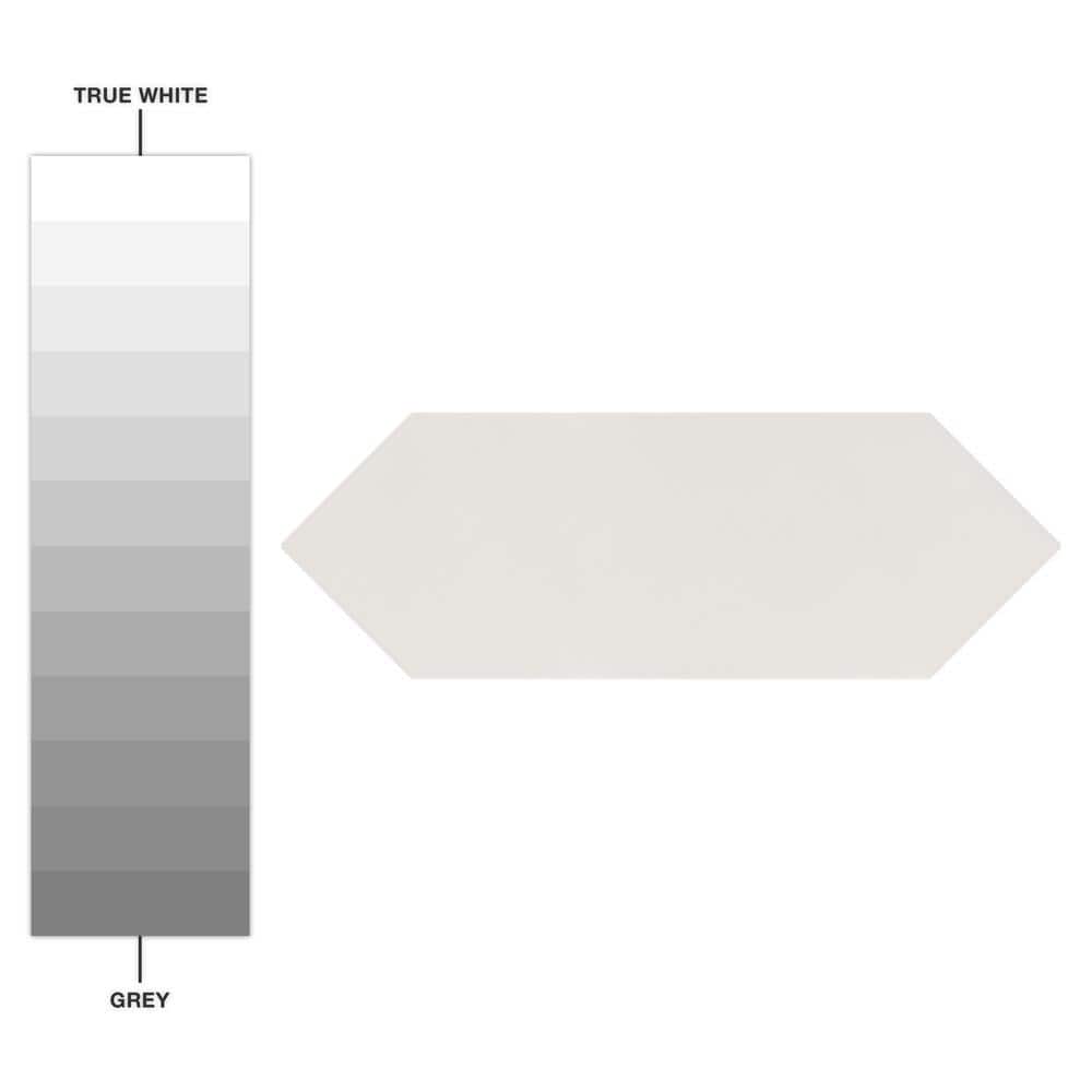 Merola Tile Kite Light Grey 4 in. x 11-3/4 in. Porcelain Subway Floor and Wall Tile (11.81 sq. ft. / case)