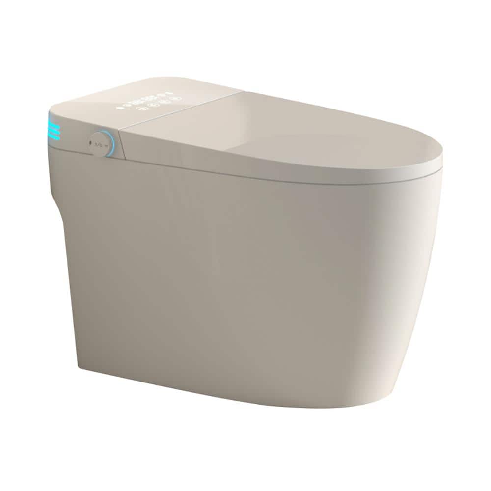 MEDUNJESS Smart Bidet Toilet 1.28 GPF with Auto Features & Voice Control - White