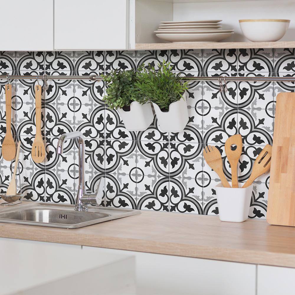 Merola Tile Amberes Classic Encaustic 12-3/8 in. x 12-3/8 in. Ceramic Floor and Wall Tile (10.96 sq. ft. / case)