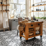 Merola Tile Amberes Classic Encaustic 12-3/8 in. x 12-3/8 in. Ceramic Floor and Wall Tile (10.96 sq. ft. / case)