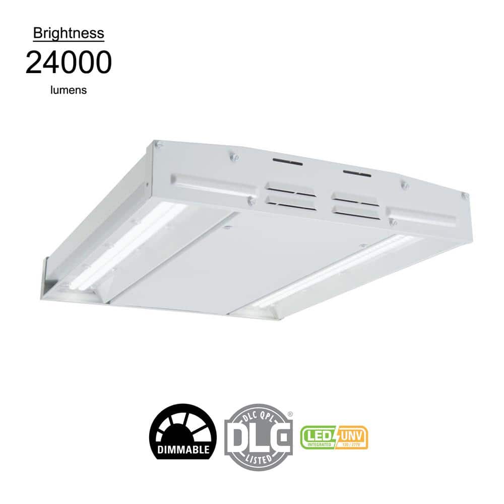 Metalux 213-Watt White Integrated LED Compact High Bay, 23,000-Lumens