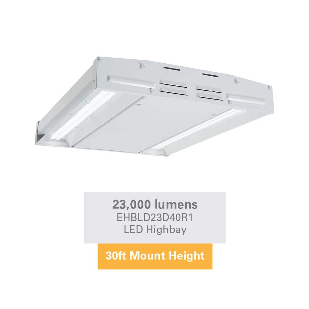 Metalux 213-Watt White Integrated LED Compact High Bay, 23,000-Lumens