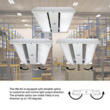 Metalux 2 ft. 400-Watt Equivalent LED Highbay with Adjustable Optics, Selectable 18K/21K/24K Lumens and 3500/4000/5000 Sel CCT