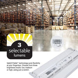 Metalux 2 ft. 400-Watt Equivalent LED Highbay with Adjustable Optics, Selectable 18K/21K/24K Lumens and 3500/4000/5000 Sel CCT