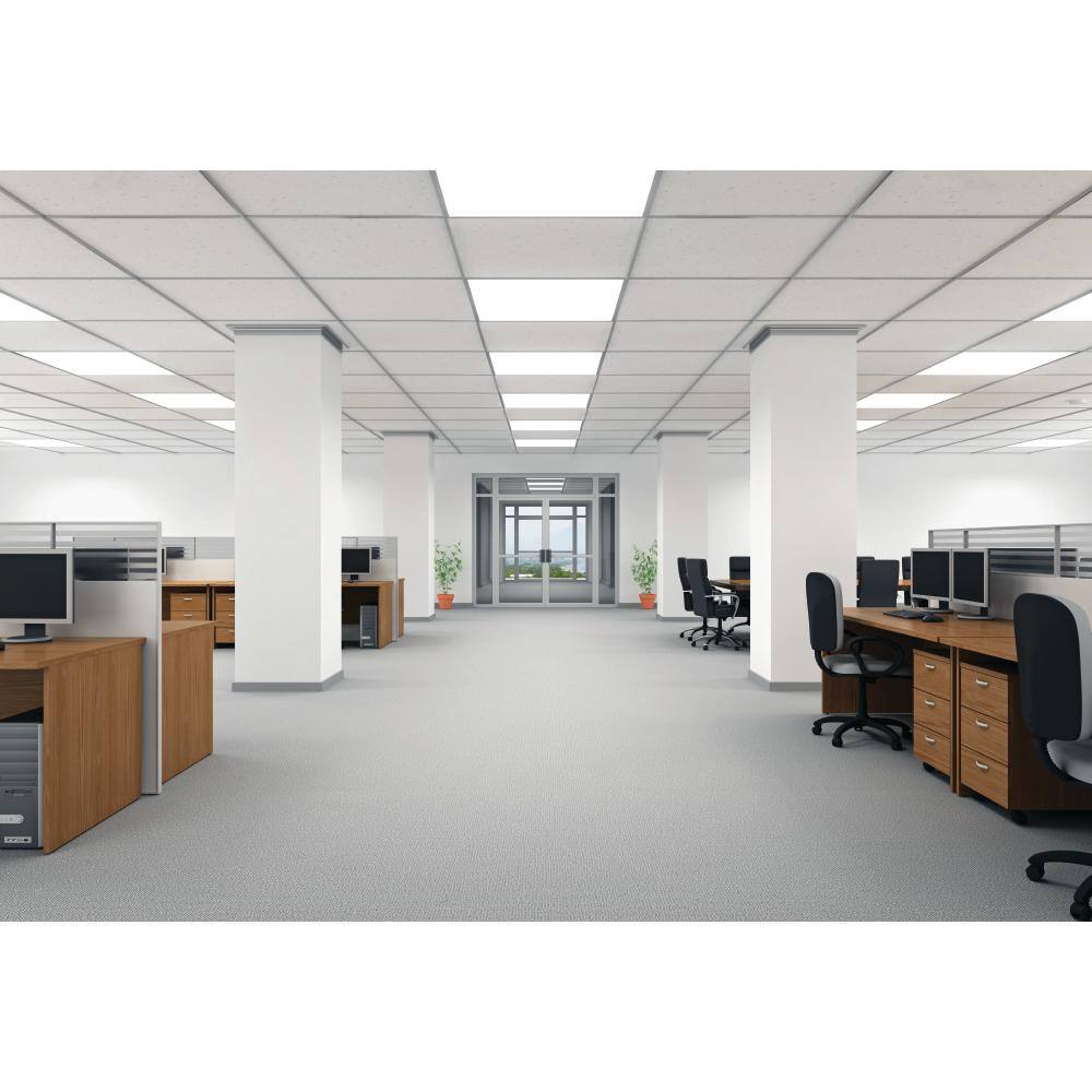 Metalux 2 ft. x 2 ft. White Integrated LED Commercial Grade Recessed Panel 80CRI, 39W at 4000K 4567 Lumens