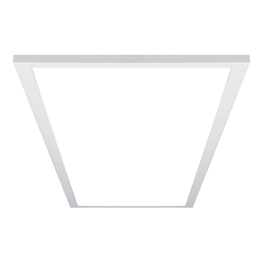 Metalux FPanel 62.2-Watt 2 ft. x 4 ft. White Integrated LED Dimmable Flat Panel Troffer Cool White