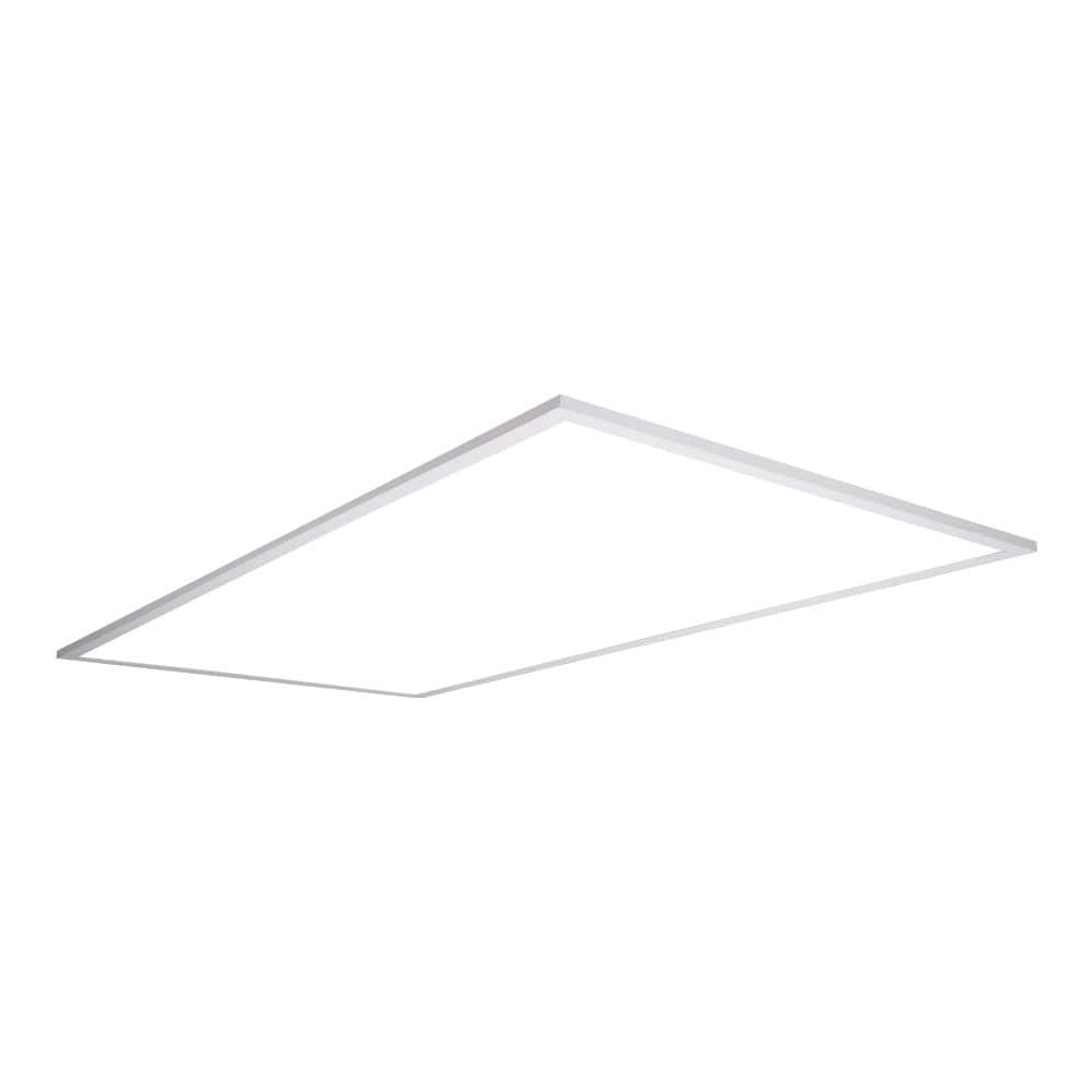 Metalux FPanel 62.2-Watt 2 ft. x 4 ft. White Integrated LED Dimmable Flat Panel Troffer Cool White