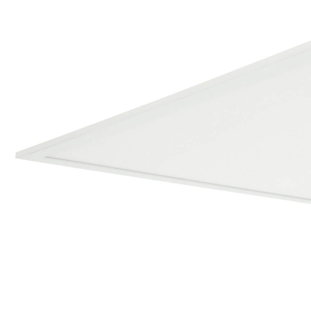 Metalux 2 ft. x 2 ft. White Integrated LED Flat Panel Troffer Light Fixture at 4200 Lumens, 4000K, Dimmable