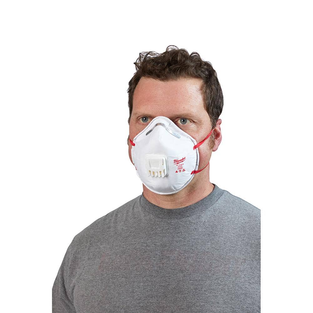 Milwaukee N95 Professional Multi-Purpose Valved Respirator (40-Pack)