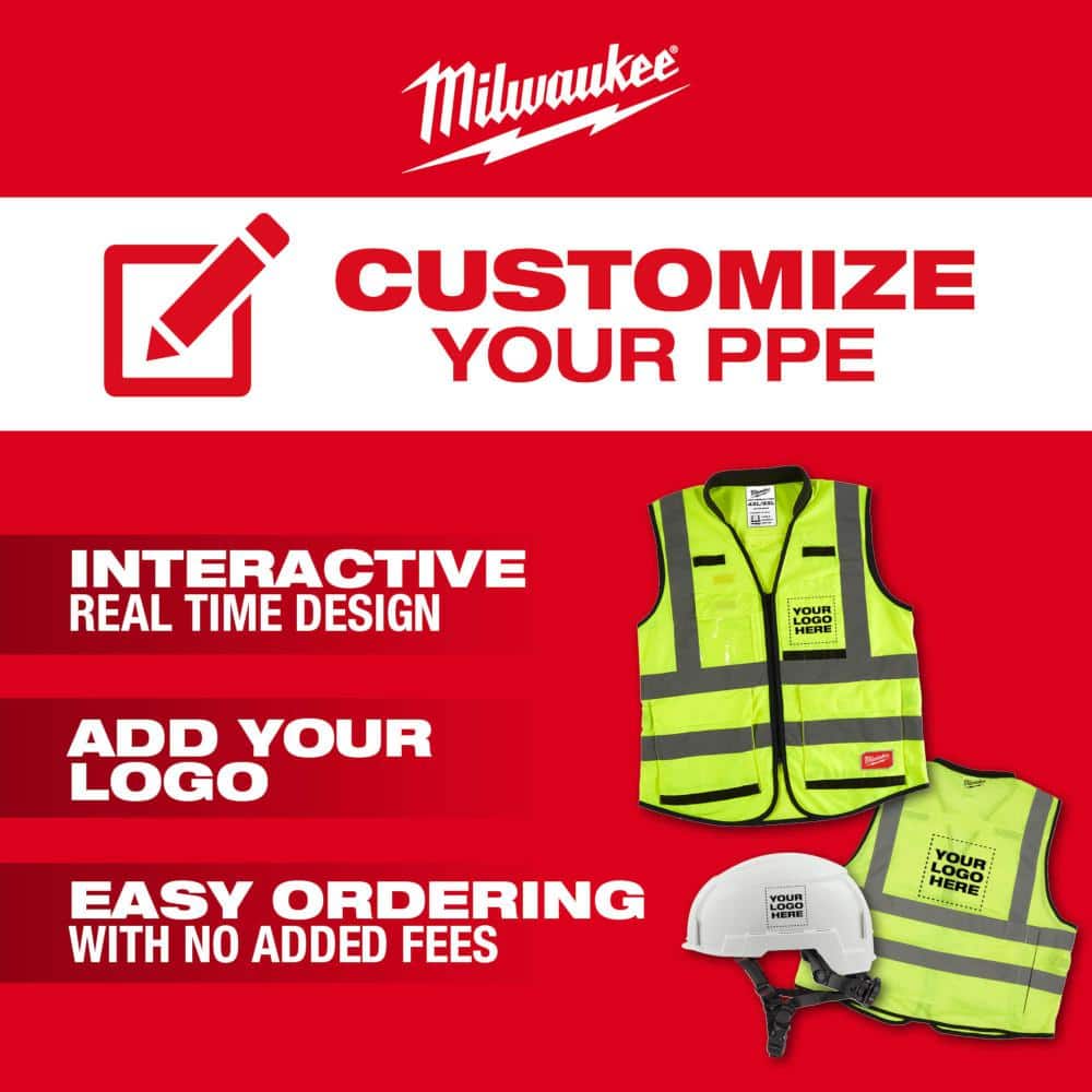 Milwaukee BOLT White Type 1 Class C Front Brim Vented Hard Hat with 4-Point Ratcheting Suspension and Dual-Coat Full Face Shield