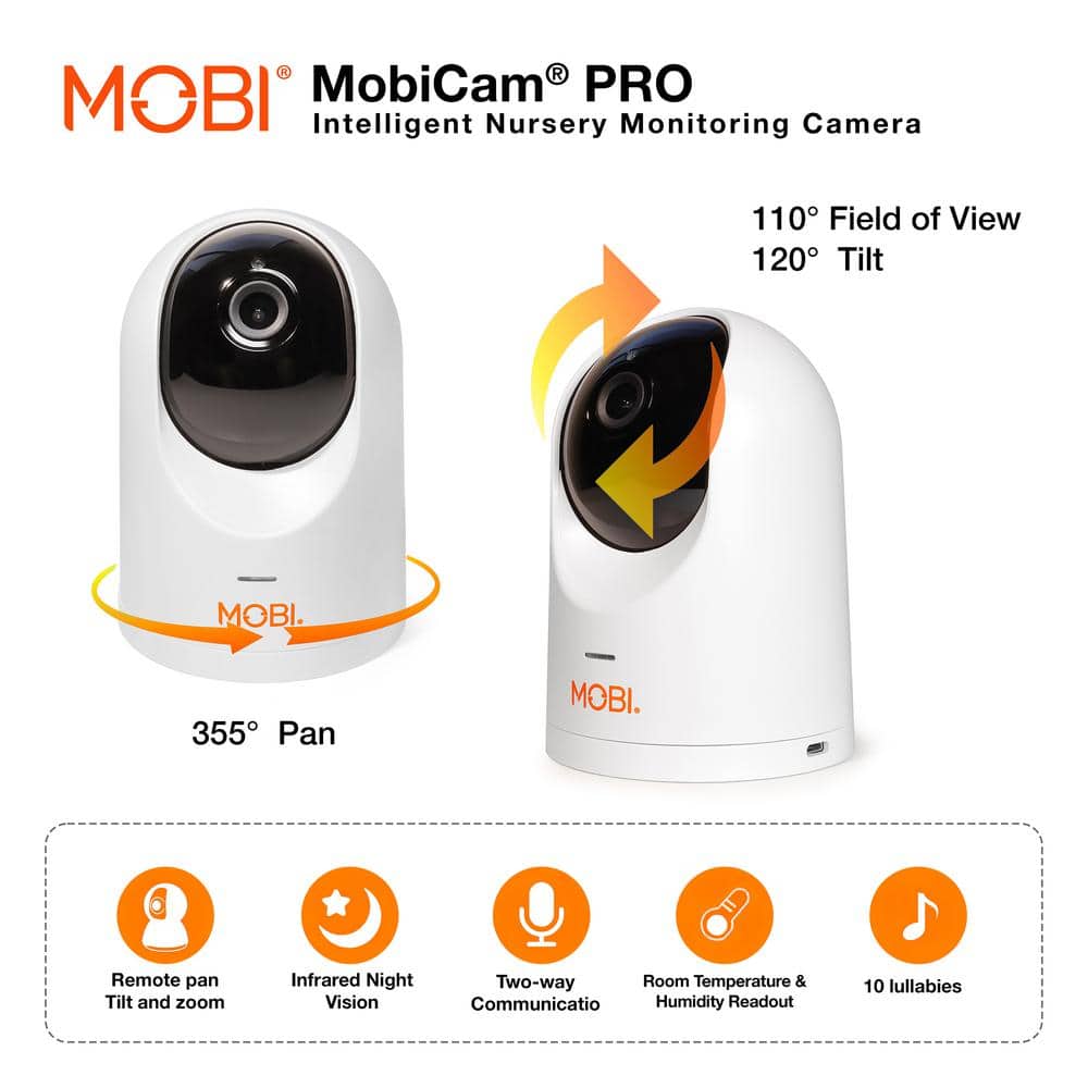 Mobi Cam PRO Wi-Fi Video Monitoring Camera