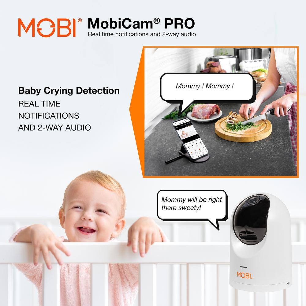 Mobi Cam PRO Wi-Fi Video Monitoring Camera