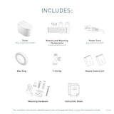 MOEN 5-Series Elongated Bidet Toilet in White with Built-in Cleansing Functions