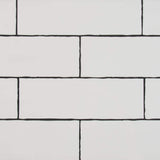 MSI White Crafted 3 in. x 12 in. Glossy Ceramic White Subway Tile (13 sq. ft. / Case)