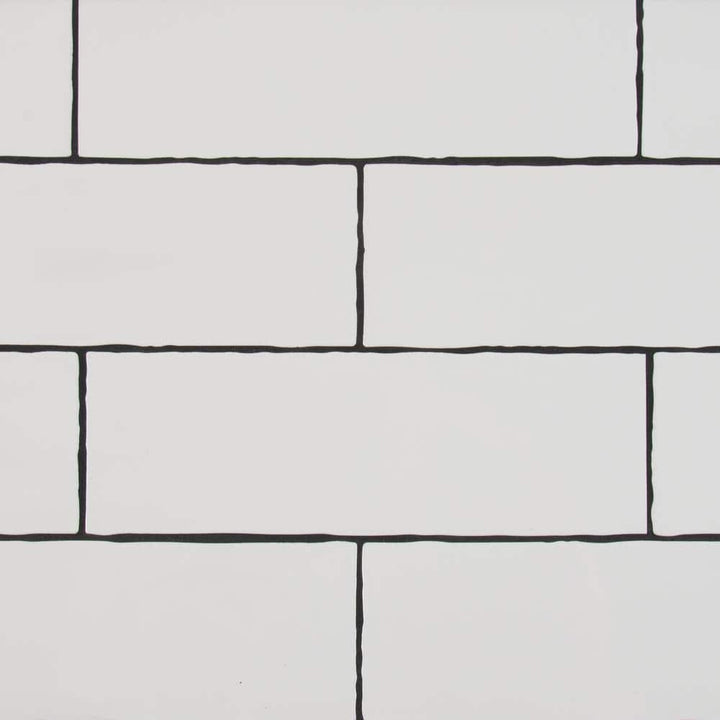 MSI White Crafted 3 in. x 12 in. Glossy Ceramic White Subway Tile (13 sq. ft. / Case)