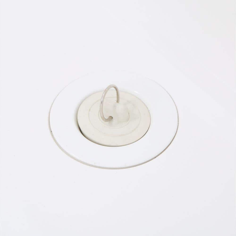 MUSTEE 22" x 25" Molded Fiberglass Drop-In Utility Sink in White