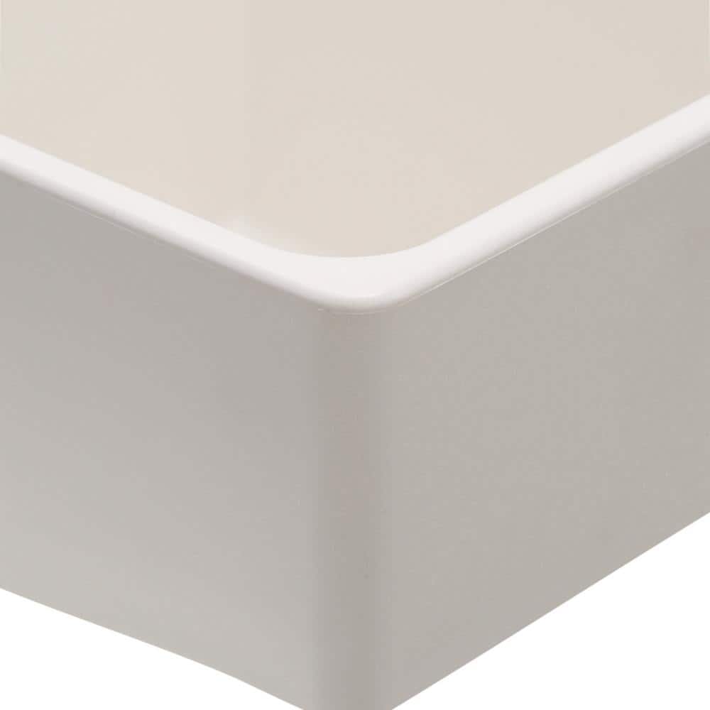 MUSTEE Utilatub Combo 20x24x33 Thermoplastic Floor Mount Laundry Tub
