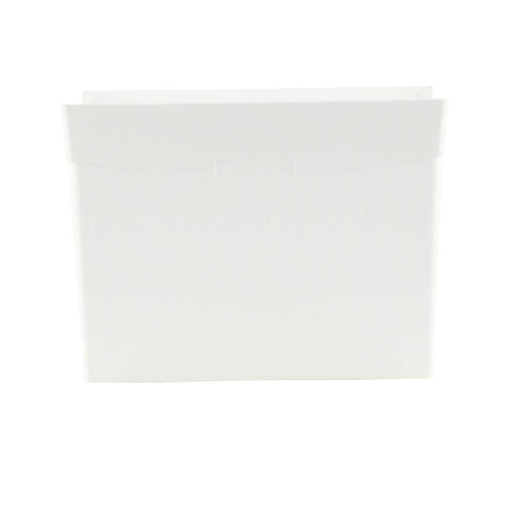 MUSTEE Utilatub 20x24 Structural Thermoplastic Wall-Mount Utility Tub, White