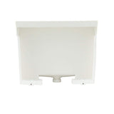 MUSTEE Utilatub 20x24 Structural Thermoplastic Wall-Mount Utility Tub, White