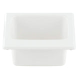 MUSTEE 15 in. x 15 in. Fiberglass Self-Rimming Bar Sink in White