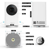 NexHT Smart WiFi 1080p Wireless Security Camera with Night Vision, 2-Way Audio, Cloud Storage, Auto Track Pan/Tilt/Zoom