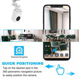 NexHT WiFi 1080p Wireless Security Camera with Night Vision, 2-Way Audio, Cloud Storage, Auto Track Pan/Tilt/Zoom (4-Pack)