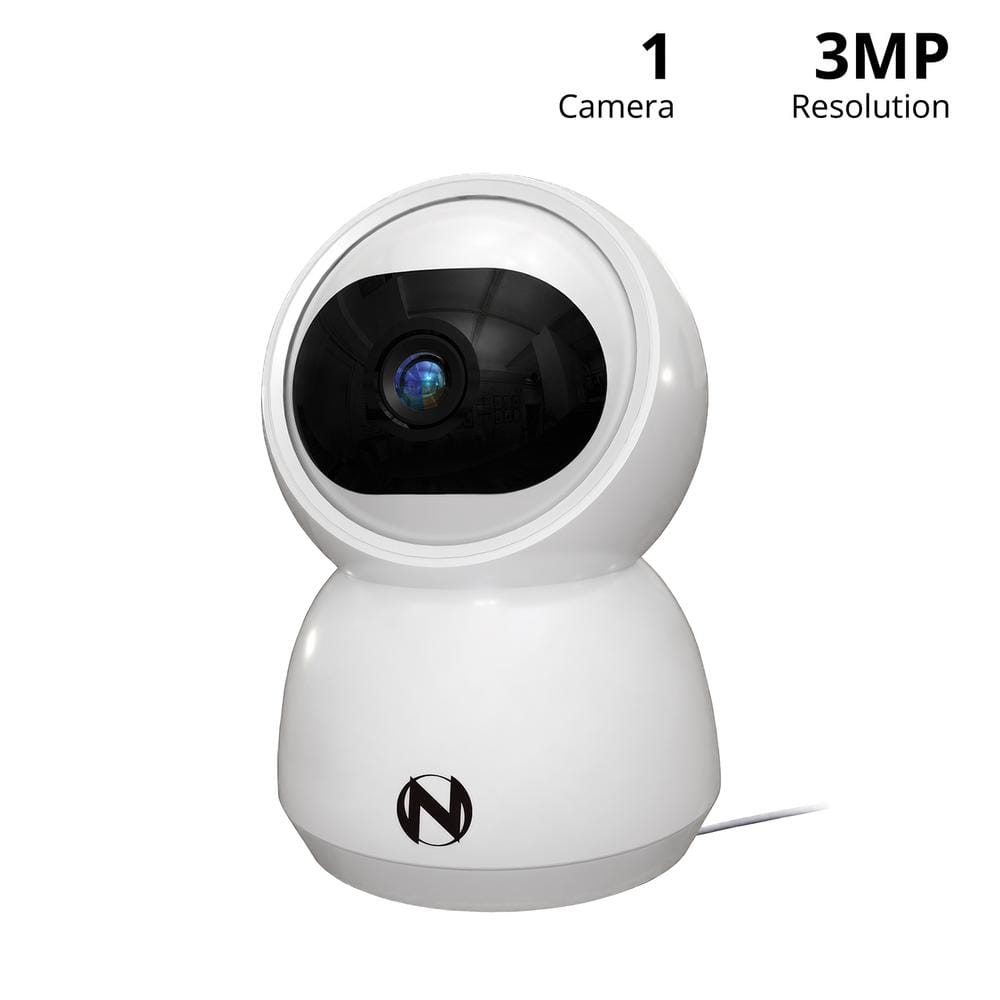 Night Owl 3MP HD+ Plug-In Indoor Wireless Pan and Tilt Security Camera