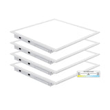 NuWatt 2 ft. x 2 ft. Integrated Backlit LED Panel Internal Driver Drop in Ceiling 4400 Lumen Dimmable 3500K 120-277V (4-Pack)