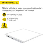 NuWatt 2 ft. x 2 ft. Integrated Backlit LED Panel Internal Driver Drop in Ceiling 4400 Lumen Dimmable 3500K 120-277V (4-Pack)