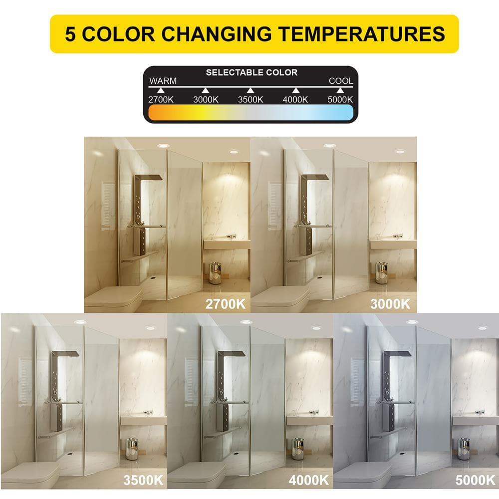 NuWatt 2 ft. x 4 ft. Integrated Backlit LED Panel Internal Driver Drop in Ceiling 5500 Lumen Dimmable 3500K 120-277V (4-Pack)