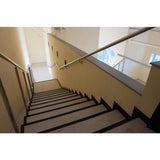 Onward 3-1/8 in. (80 mm) White General-Duty Zamak Handrail Bracket for Flat Bottom Handrail