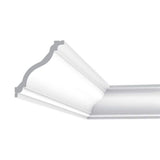 ORAC DECOR 4-3/8 in. x 4-3/4 in. x 78-3/4 in. Primed White Plain Polyurethane Crown Moulding (13-Pack)