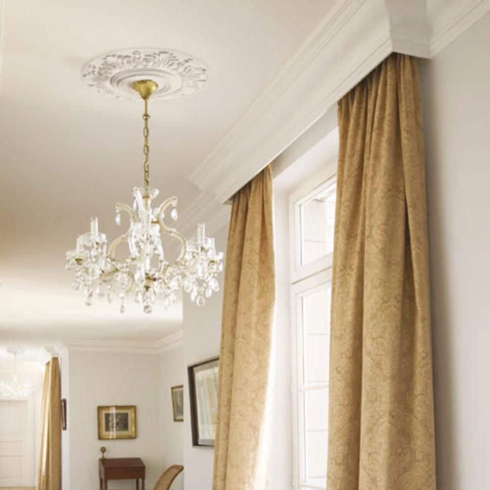 ORAC DECOR 7-3/4 in. x 5-7/8 in. x 78-3/4 in. Primed White Plain Polyurethane Crown Moulding