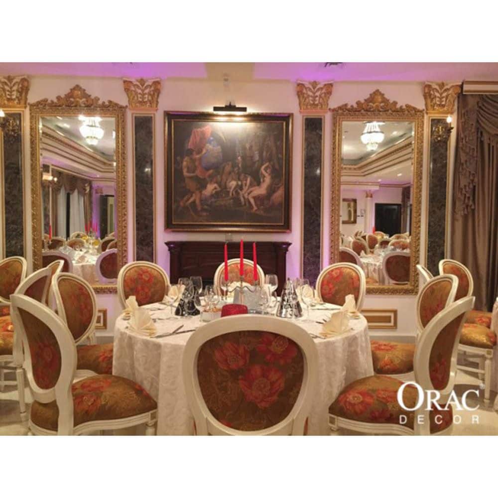 ORAC DECOR 2-1/2 in. x 5-1/2 in. x 78-3/4 in. Primed White Plain Polyurethane Crown Moulding (7-Pack)