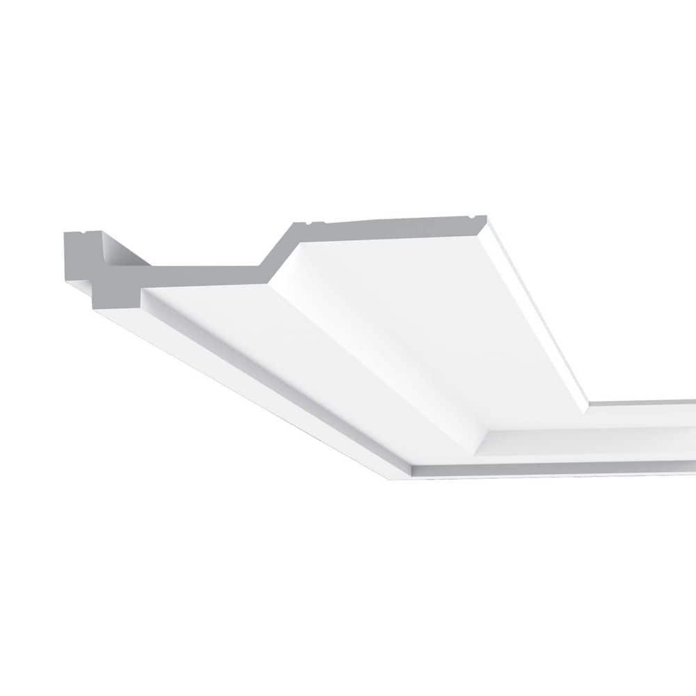 ORAC DECOR 8-1/2 in. x 1-5/8 in. x 78-3/4 in. Primed White Plain Polyurethane Crown Moulding (9-Pack)