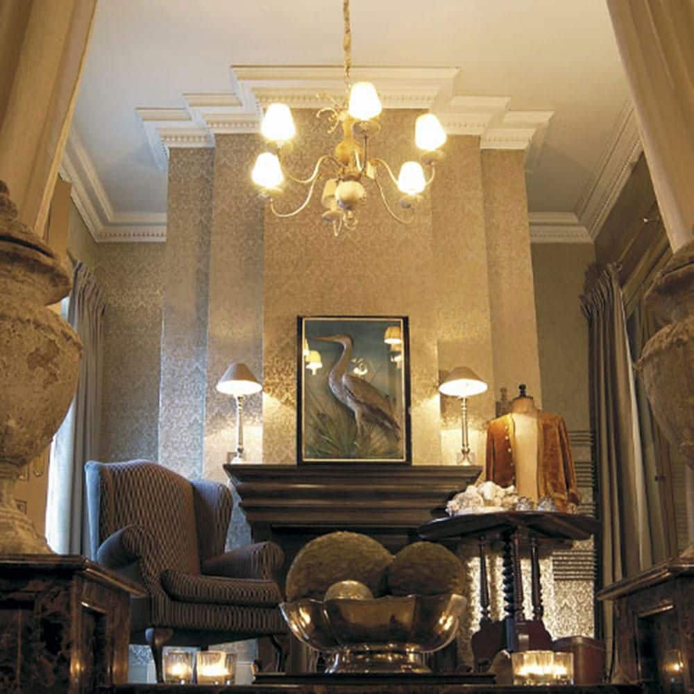 ORAC DECOR 6-1/2 in. x 7-5/8 in. x 78-3/4 in. Dentil Primed White High Density Polyurethane Crown Moulding