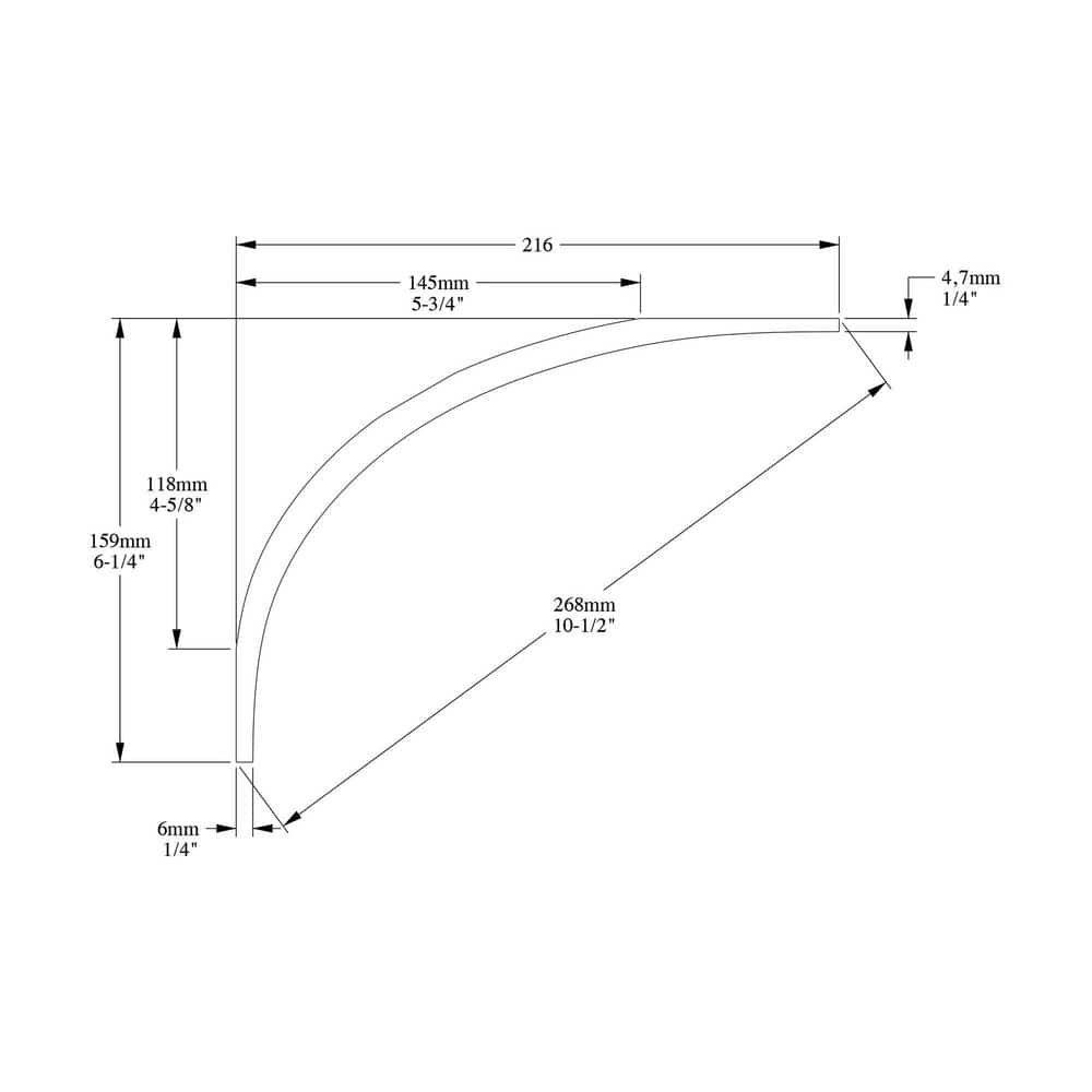 ORAC DECOR 8-1/2 in. x 6-1/4 in. x 78-3/4 in. Primed White Plain Polyurethane Crown Moulding (10-Pack)